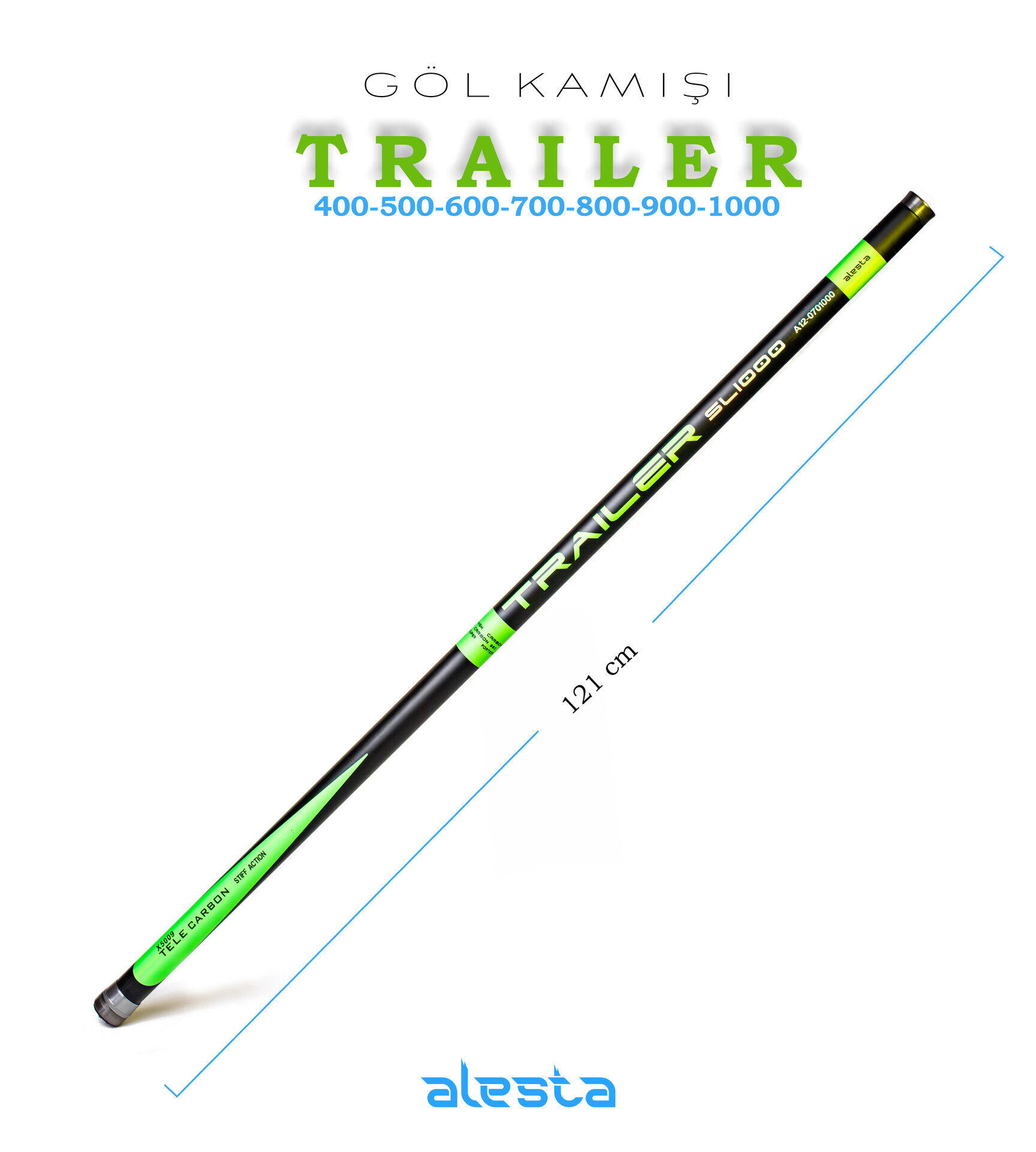 TRAILER X5009 KARBON GÖL KAMIŞI 1000