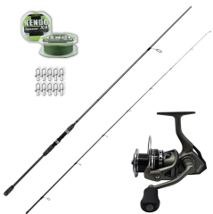 Okuma Acuador 3000 - Remixon Double Black 270cm Spin Olta Seti