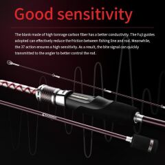 Ecooda Haiz Solid 188cm 100-200g Slow Jigging Kamışı