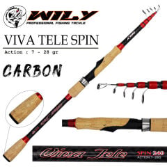 Wily Viva Tele Spin Kamış 7-28 gr
