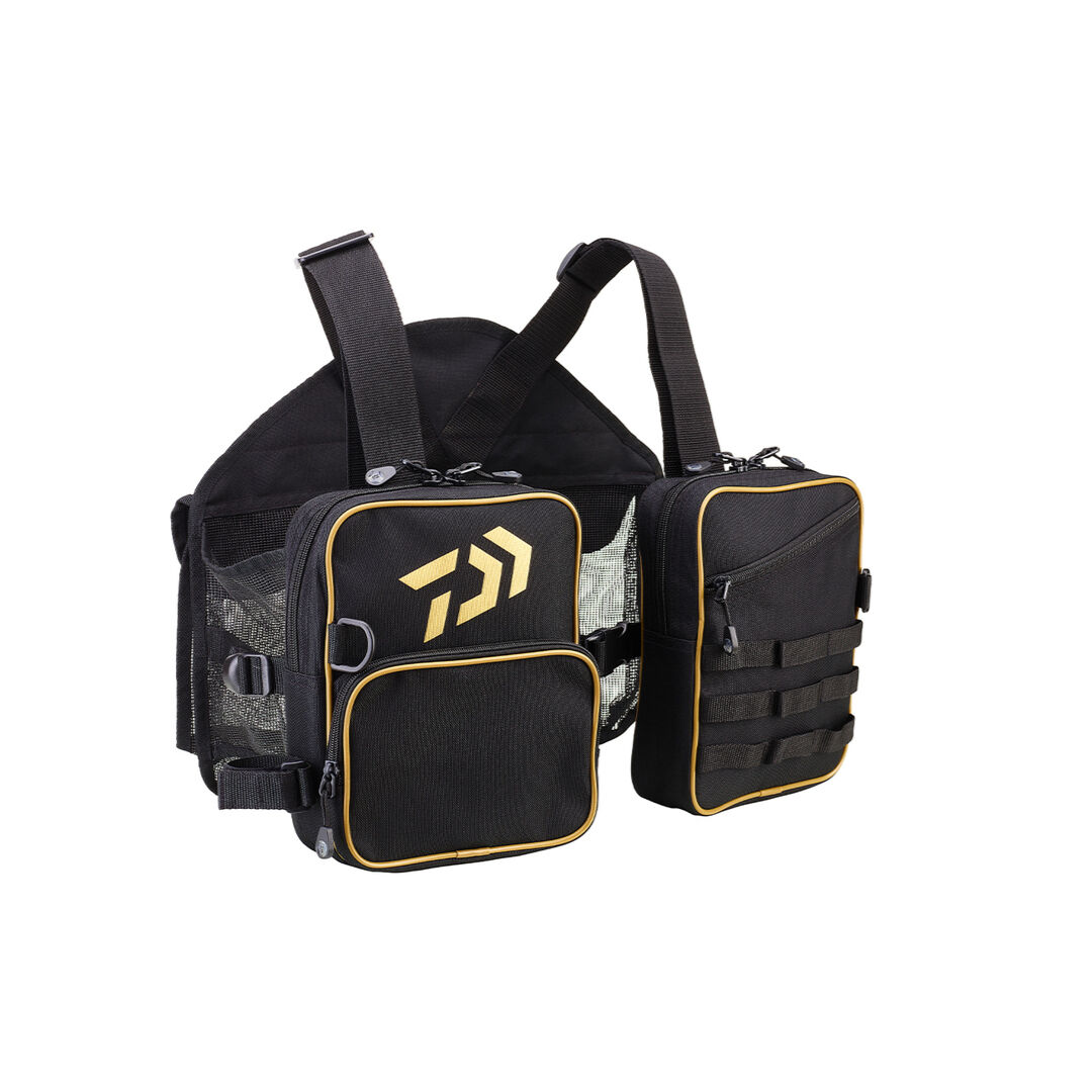 DAIWA WADING YELEK, BLACK-GOLD 46*38CM