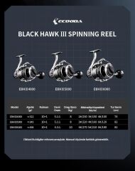 Ecooda Black Hawk III 5000 Olta Makinesi
