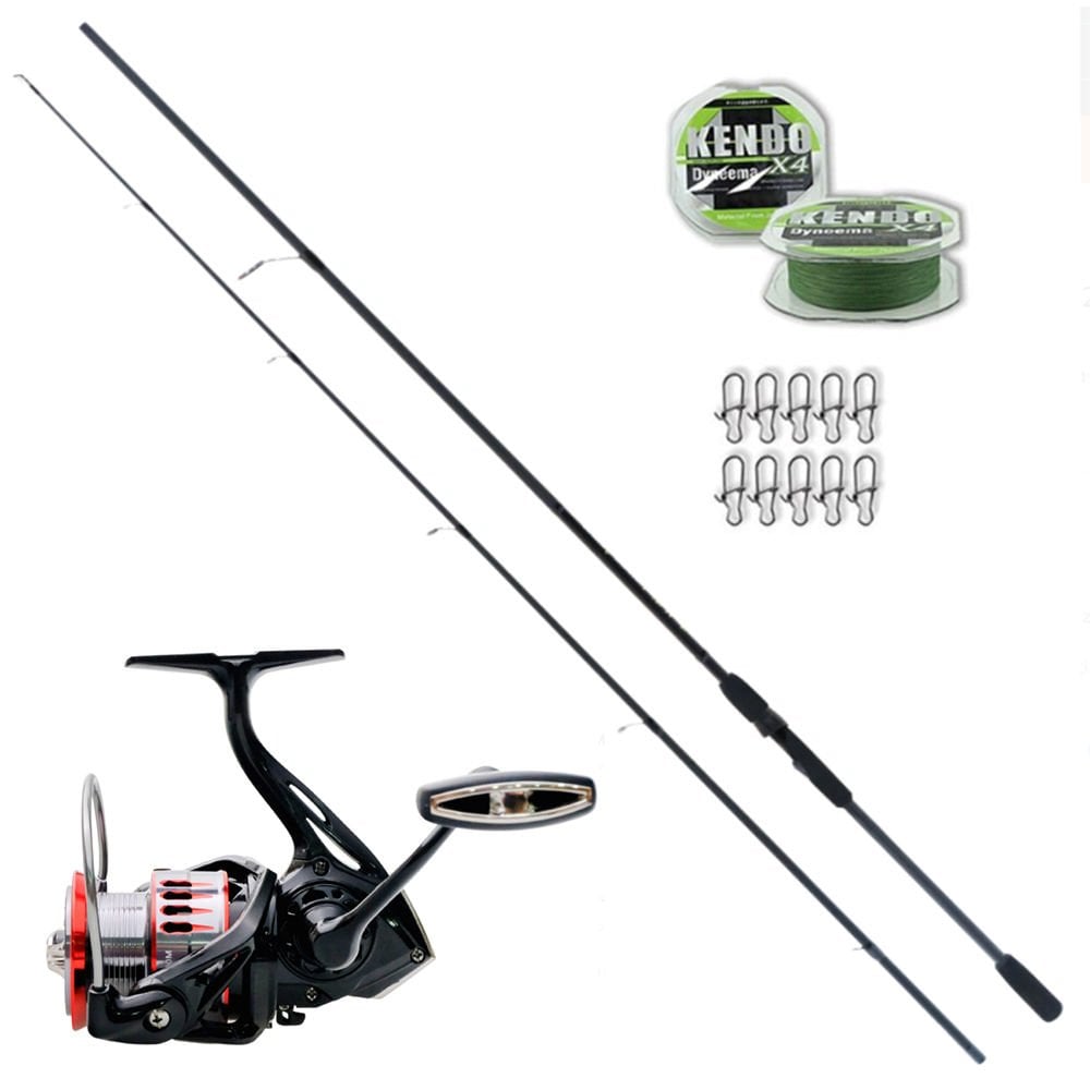 Ryuji Raptor 3000M - Remixon Double Black 240cm Spin Olta Seti