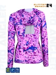 Fujin Pro Angler S24 Women Hooded Echo Purple