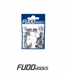 4921 FUDO WORM 104R #1/0 BLACK NIKEL 4P