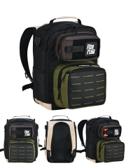 Fujin ProAji Back Pack Green Beige Balıkçı Sırt Çantası