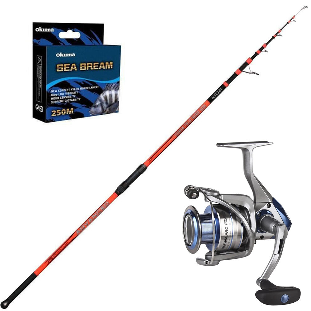 Okuma Safina 6000 - Ryobi Cobia 425cm 100-300gr Surf Olta Seti