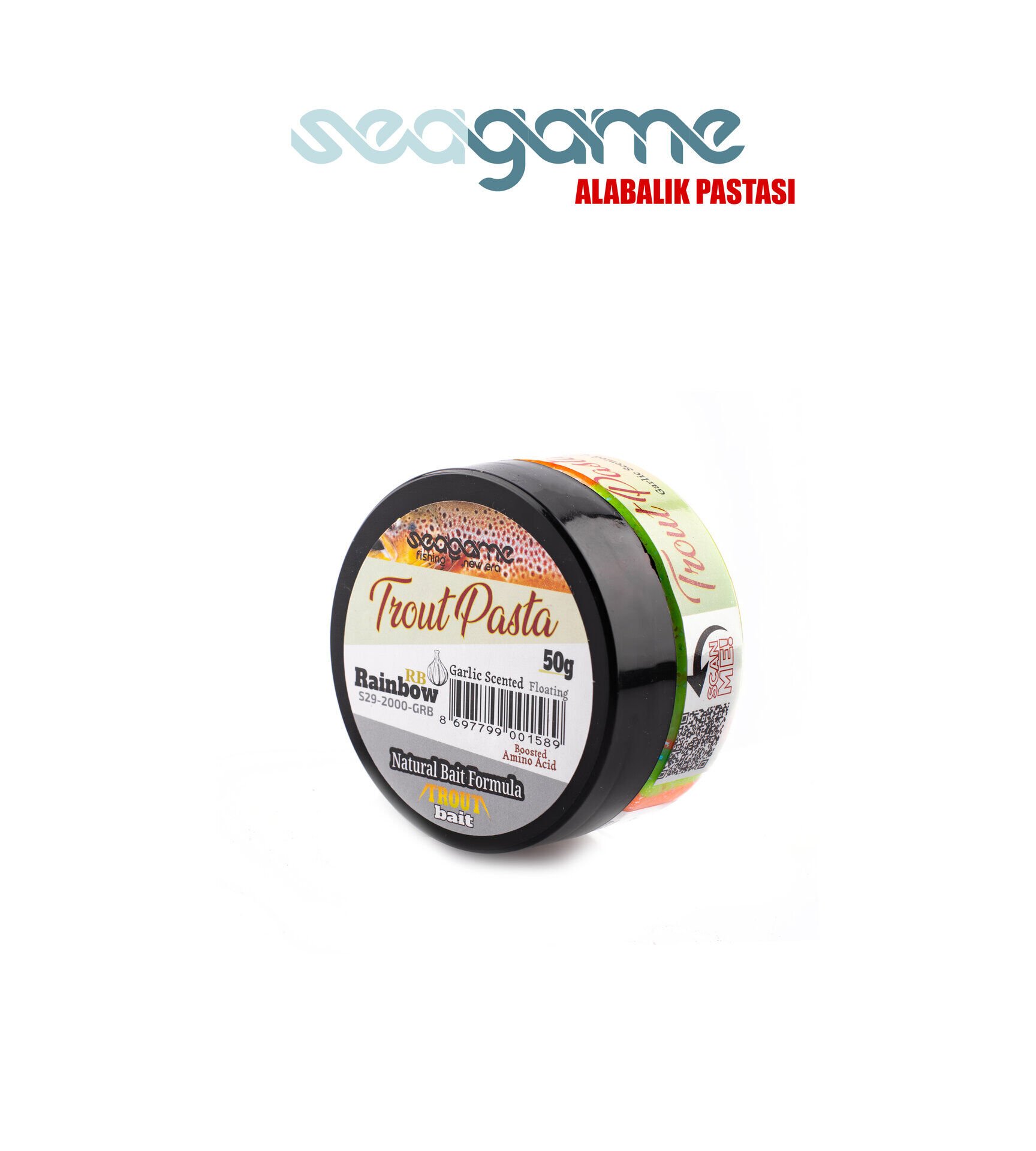 SEAGAME TROUT PASTA ALABALIK HAMURU SARIMSAK GÖKKUŞAĞI 50G