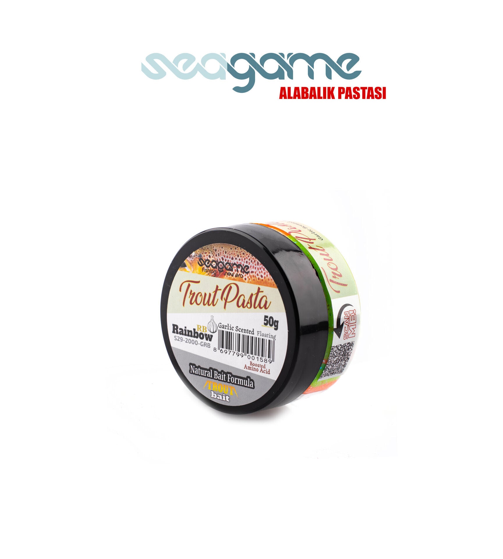 SEAGAME TROUT PASTA ALABALIK HAMURU SARIMSAK GÖKKUŞAĞI 50G