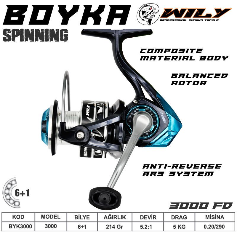 Wily  boyka 3000 Olta Makinası 6+1 bb