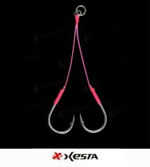 XESTA W CLAW HOLD TUNE ASSIST IĞNE DOUBLE 4 CM #4/0 2P