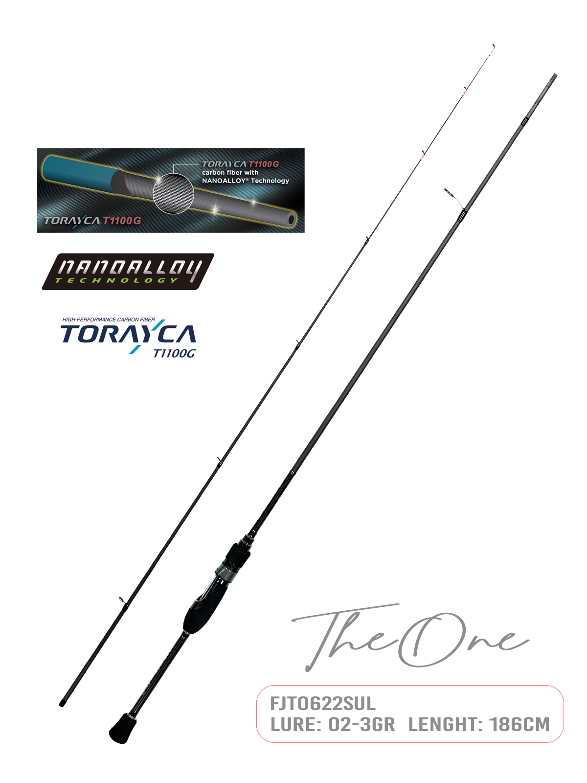 Fujin Fujin TheOne 186cm 02-3gr LRF Kamışı 622SUL