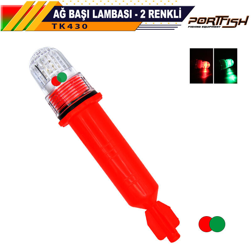 Portfish Ağ Başı Lambası İki Renkli
