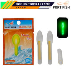 Portfish Fosfor Topuz Kafa Çiftli (4.5x3.7) 50 Adetli