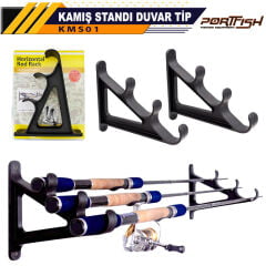 Portfish Kamış Standı Duvar Tip
