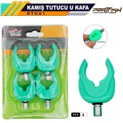 Portfish Kamış Tutucu U Kafa 4 Adetli