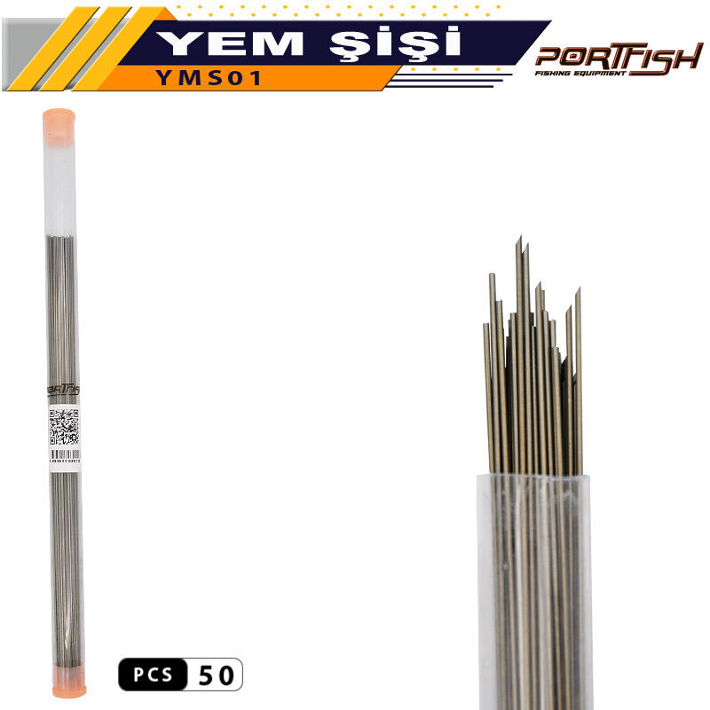 Portfish Yem Şişi 50 Adetli
