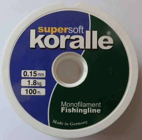Koralle Supersoft Monofilament Misina 100mt