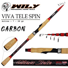 Wily Viva Tele Spin Kamış 270 cm 10-35 gr