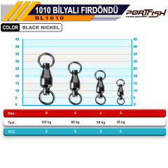 Portfish BL-1010 Bilyalı Fırdöndü