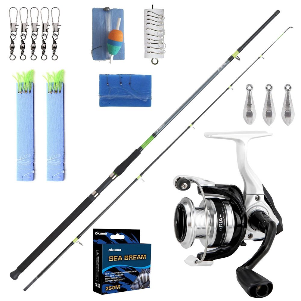 Okuma Aria 55 - Daiwa Sensör 180cm Tekne Olta Seti