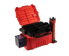 Shufa Çift Katlı Ekstra Dayanıklı Profesyonel Balıkçı Kutu Çanta 12L Kırmızı