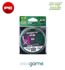 SEAGAME AJI MAX X4 PE 125M #0.2 FLUO GREEN