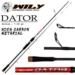 Wily Dator Spin Kamış 240 cm 7-28 gr