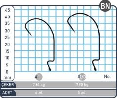 SPIINX OFFSET HOOK İĞNE #1/0 BN 5P