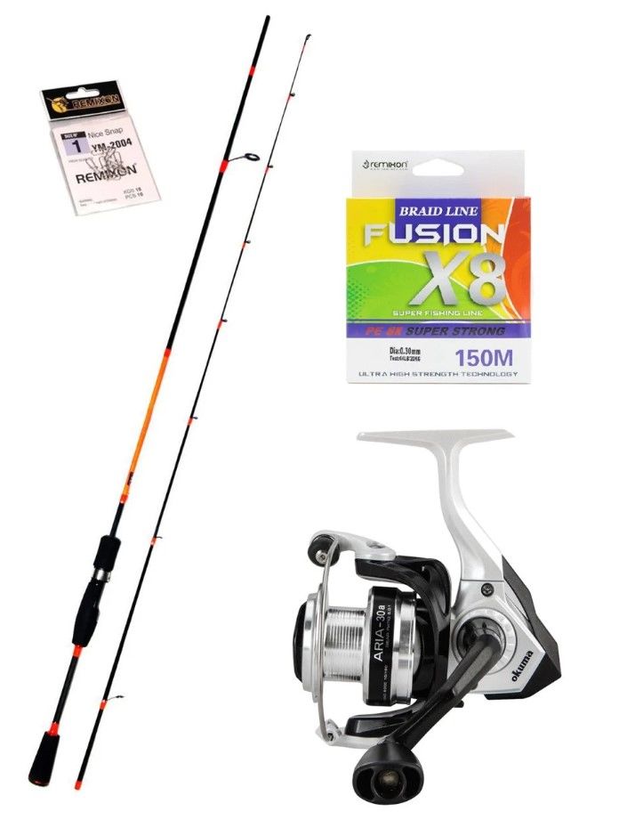 Okuma Aria 30 - Fujin Salty Rugger Aji 230cm 0.8-10gr LRF Olta Seti