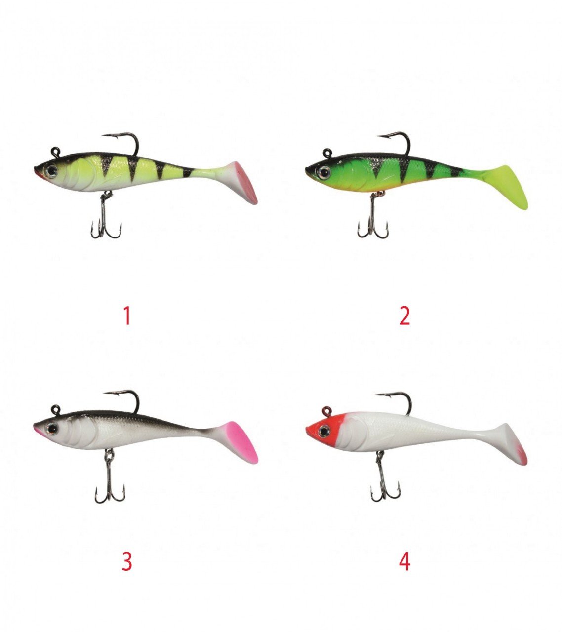 Captain 3543 Crazy Zander Uv Paint 10cm Turna Silikonu Suni Balık