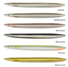 Savage gear B-SG Line Thru Sandeel 125mm 19g Sahte Balık