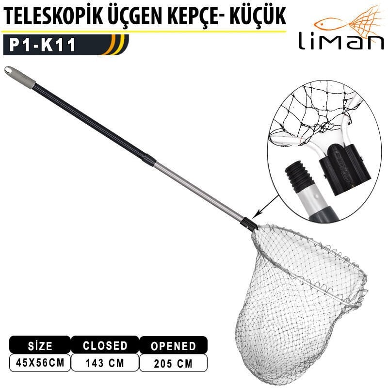 Liman Teleskopik  Üçgen Kepçe Küçük