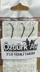 Öztürk Av Hazır Yemli Takım 3 İğneli