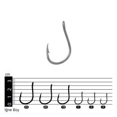 Effe İğne 510 Black Nickel Delikli Carbon