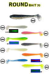 Fujin Round Bait 70mm Silikon Balık