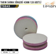 Liman Takım Sarma Süngeri 45 mm - 60 adetli