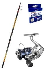 Okuma Savant 420cm - Shimano Nexave 6000 Surf Olta Seti