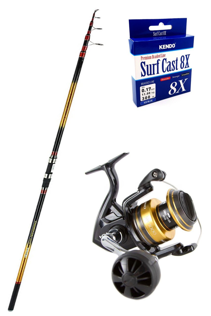 Okuma Savant 420cm - Shimano Socorro 8000 Surf Olta Seti