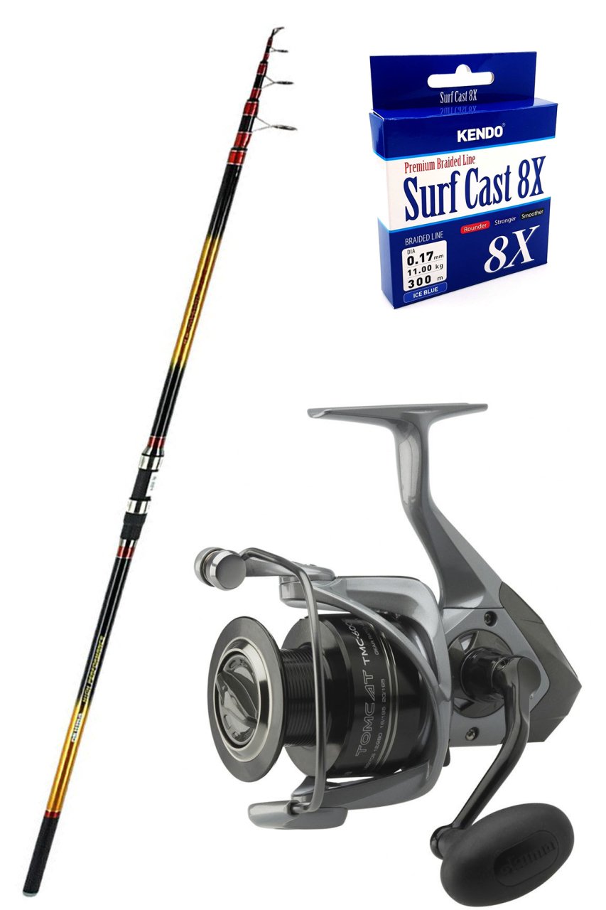 Okuma Savant 420cm - Okuma Tomcat 8000 Surf Olta Seti
