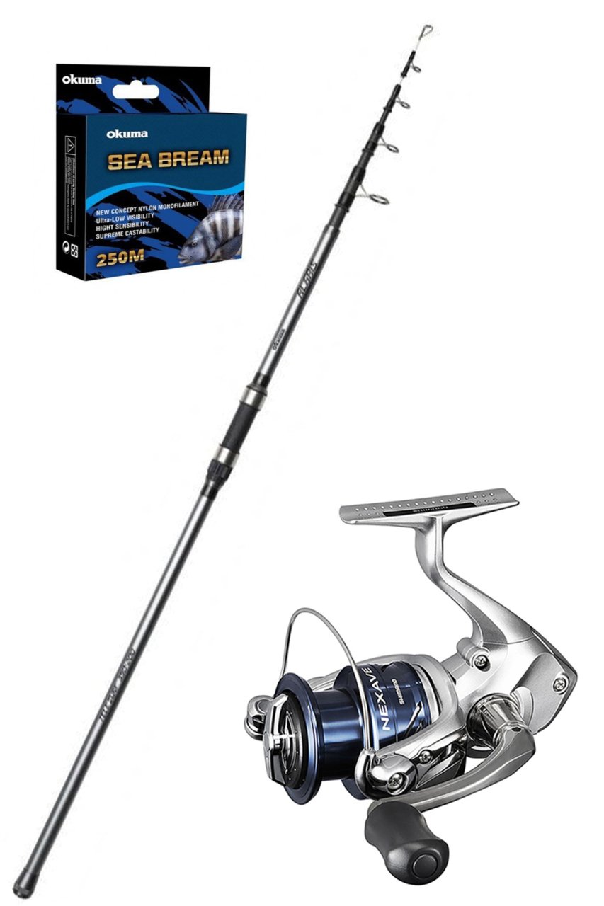 Okuma Alaris - Shimano Nexave  Surf Olta Seti