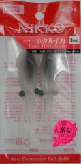 NIKKO DAPPY FIREFLY SQUID 3'' GLOW WHITE SİLİKON YEM