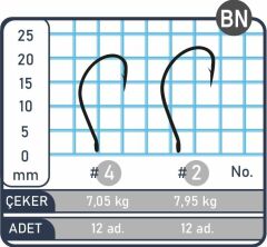 SPIINX MAC HOOK İĞNE #2 BN 12P