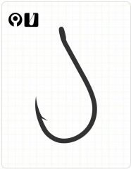 1101 CHINU W/RING #3/0 BLACK NIKEL 5P