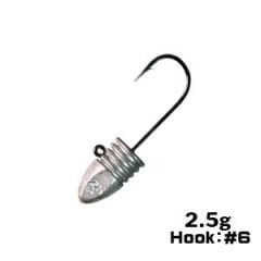 XESTA BULLET RIBHEAD JIG HEAD #6 4P 2.5G