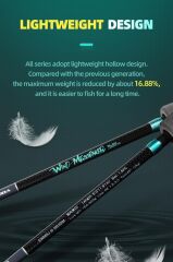 Ecooda Wind Meesenger 3 191cm 150-300g Slow Jigging Kamışı