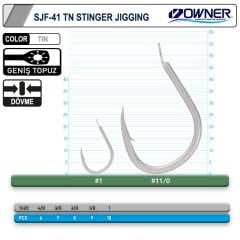 Cultiva SJF-41 11699  Stinger Jigging Jig İğnesi