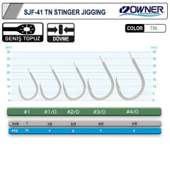 Cultiva SJF-41 11699  Stinger Jigging Jig İğnesi