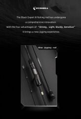 Ecooda Black Expert 3 190cm 180-300g Slow Jigging Kamışı