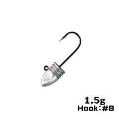 XESTA BULLET RIBHEAD JIG HEAD #8 4P 1.5G